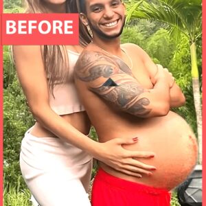 Colombian Model Shares pictures of her Eight months Pregnant Husband…