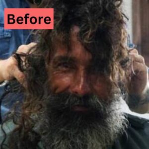 This homeless man got a haircut and here is how he looks after!