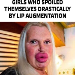 They went too much in the pursuit of beauty: Girls who spoiled themselves drastically by lip augmentation